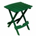 Adams Mfg Adams Manufacturing 844206 Quik Fold Portable Resin Side Table; Hunter Green 844206